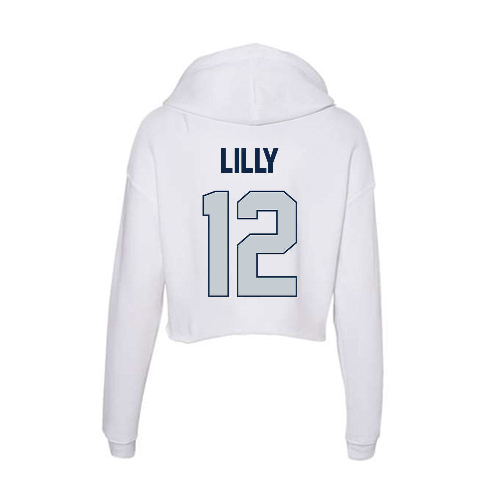 Samford - NCAA Women's Soccer : Langston Lilly - Women's Crop Fleece Hoodie-1