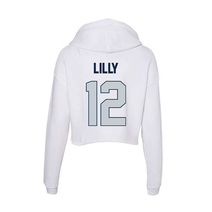 Samford - NCAA Women's Soccer : Langston Lilly - Women's Crop Fleece Hoodie-1
