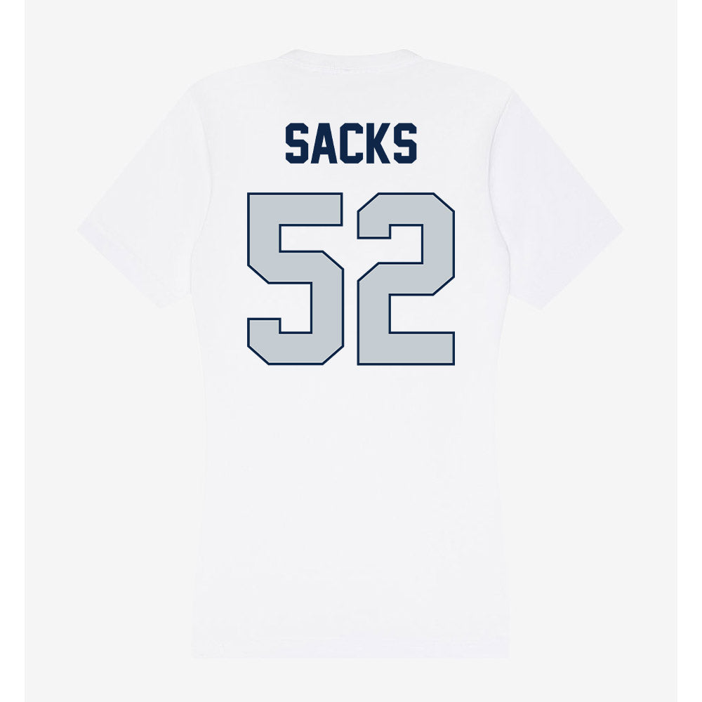 Samford - NCAA Football : Owen Sacks - Women's V-Neck T-Shirt-1