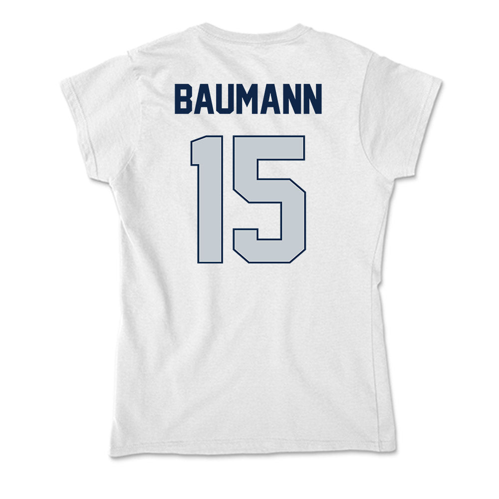 Samford - NCAA Women's Soccer : Ava Baumann - Soft Style Women’s T-Shirt-1