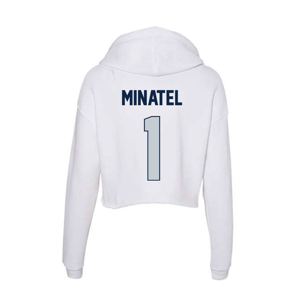 Samford - NCAA Women's Volleyball : Carly Minatel - Women's Crop Fleece Hoodie-1