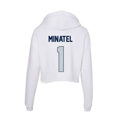 Samford - NCAA Women's Volleyball : Carly Minatel - Women's Crop Fleece Hoodie-1