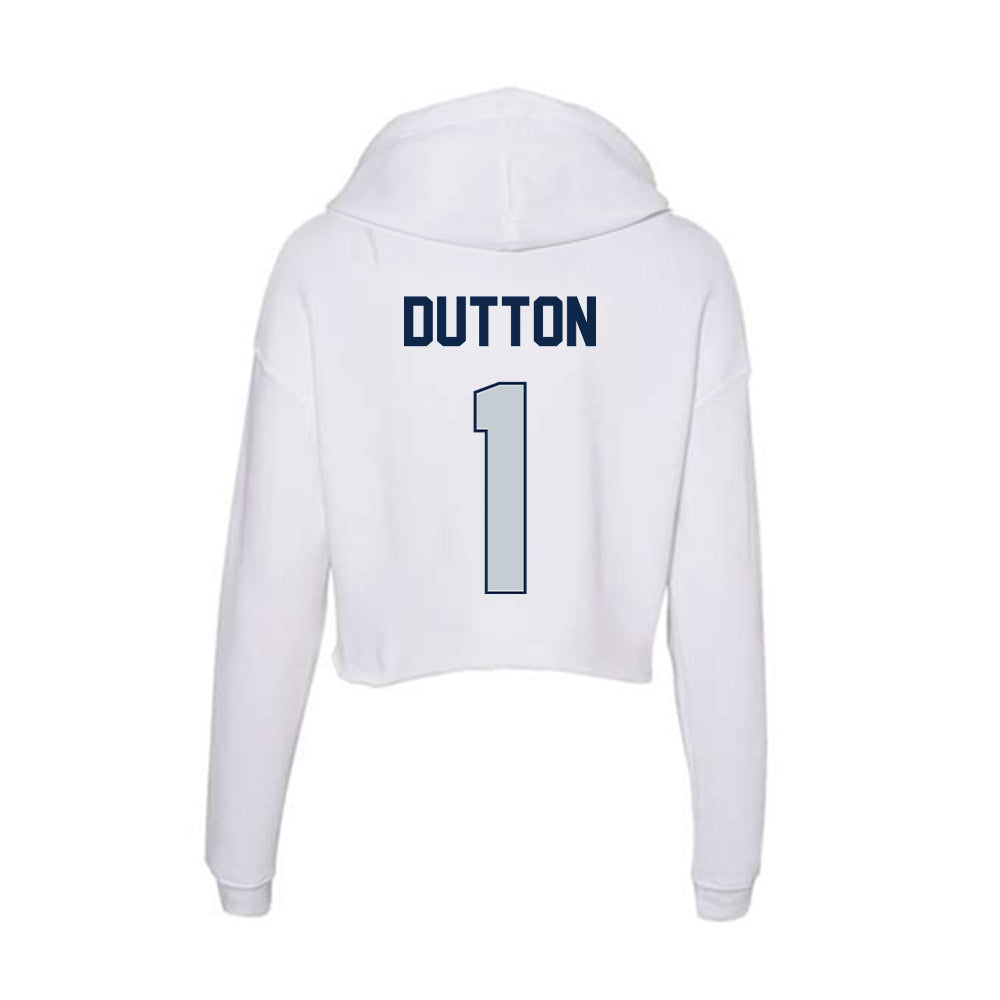 Samford - NCAA Baseball : Pierce Dutton - Women's Crop Fleece Hoodie-1
