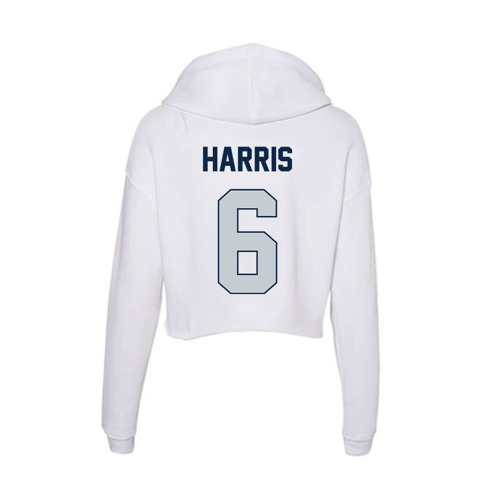 Samford - NCAA Baseball : Jackson Harris - Women's Crop Fleece Hoodie-1