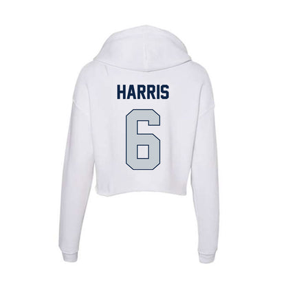 Samford - NCAA Baseball : Jackson Harris - Women's Crop Fleece Hoodie-1
