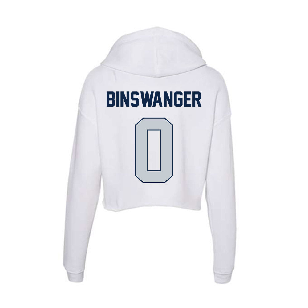 Samford - NCAA Women's Basketball : Paisley Binswanger - Women's Crop Fleece Hoodie-1