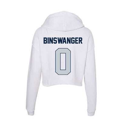 Samford - NCAA Women's Basketball : Paisley Binswanger - Women's Crop Fleece Hoodie-1