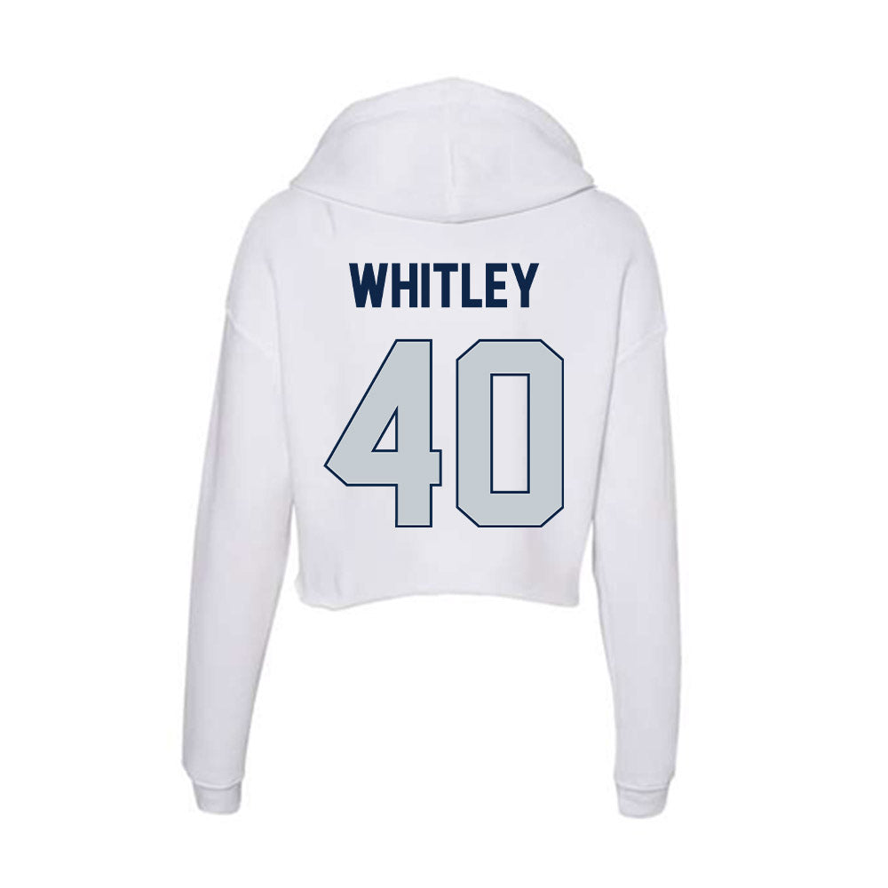 Samford - NCAA Football : Jordan Whitley - Women's Crop Fleece Hoodie-1