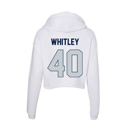 Samford - NCAA Football : Jordan Whitley - Women's Crop Fleece Hoodie-1