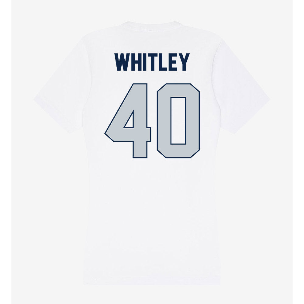 Samford - NCAA Football : Jordan Whitley - Women's V-Neck T-Shirt-1