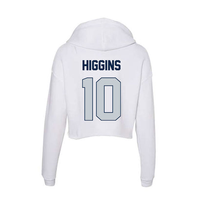Samford - NCAA Baseball : Trey Higgins - Women's Crop Fleece Hoodie-1