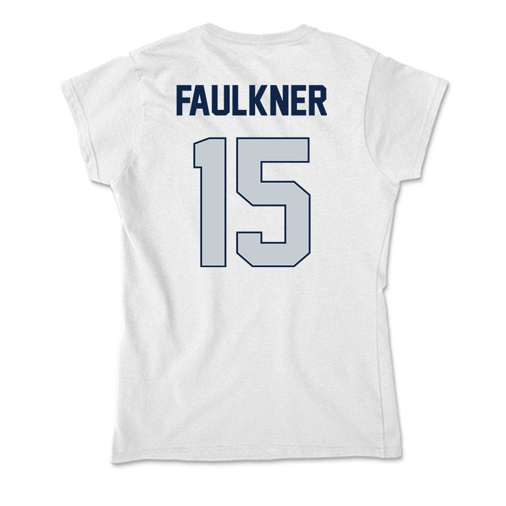 Samford - NCAA Men's Basketball : Dylan Faulkner - Soft Style Women’s T-Shirt-1