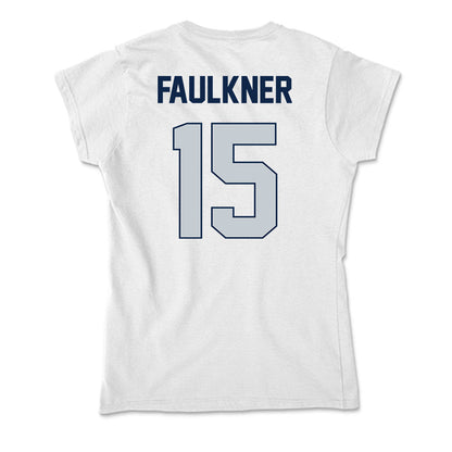 Samford - NCAA Men's Basketball : Dylan Faulkner - Soft Style Women’s T-Shirt-1