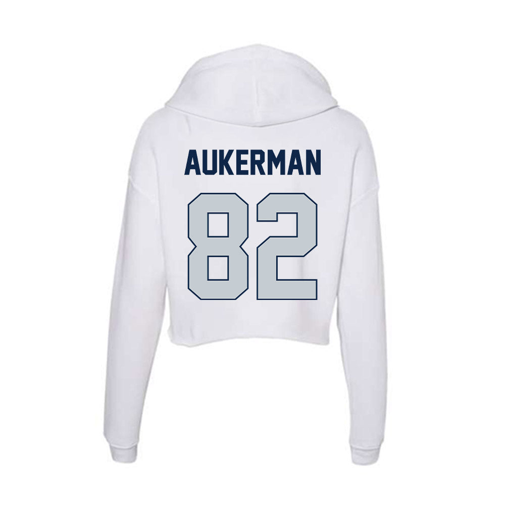 Samford - NCAA Football : Cayden Aukerman - Women's Crop Fleece Hoodie-1
