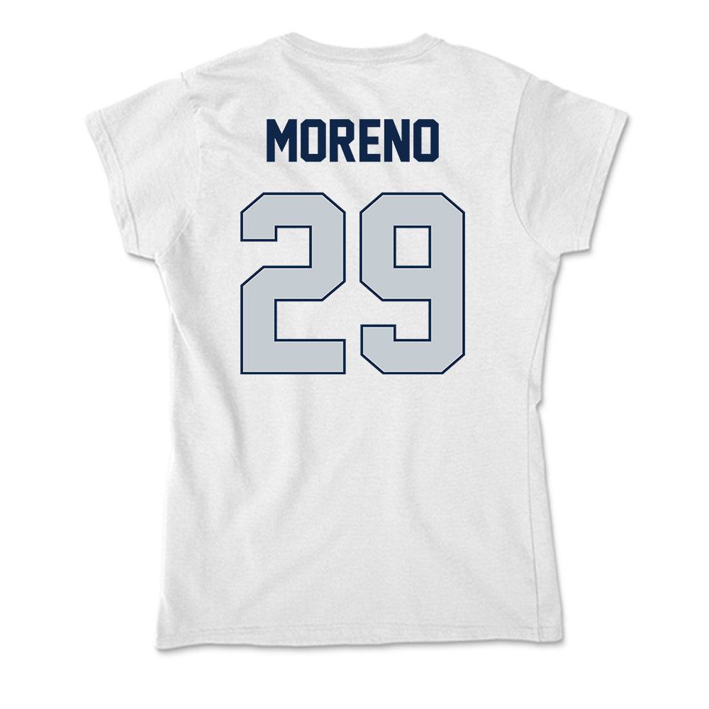 Samford - NCAA Women's Soccer : Isabella Moreno - Soft Style Women’s T-Shirt-1