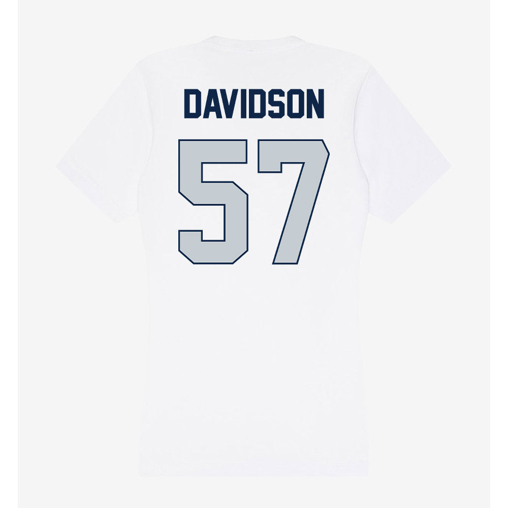 Samford - NCAA Football : Web Davidson - Women's V-Neck T-Shirt-1