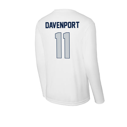 Samford - NCAA Men's Basketball : Cooper Davenport - Activewear Long Sleeve T-Shirt-1