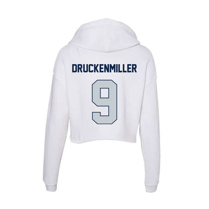 Samford - NCAA Baseball : Drew Druckenmiller - Women's Crop Fleece Hoodie-1