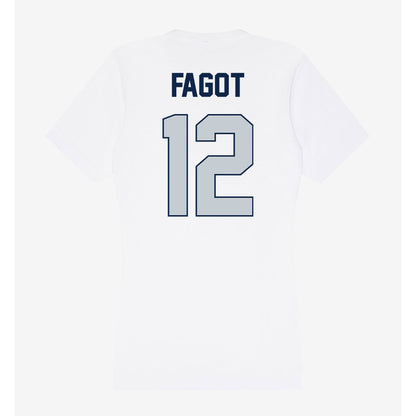 Samford - NCAA Baseball : Christopher Fagot - Women's V-Neck T-Shirt-1