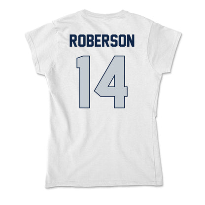 Samford - NCAA Women's Basketball : Makayla Roberson - Soft Style Women’s T-Shirt-1