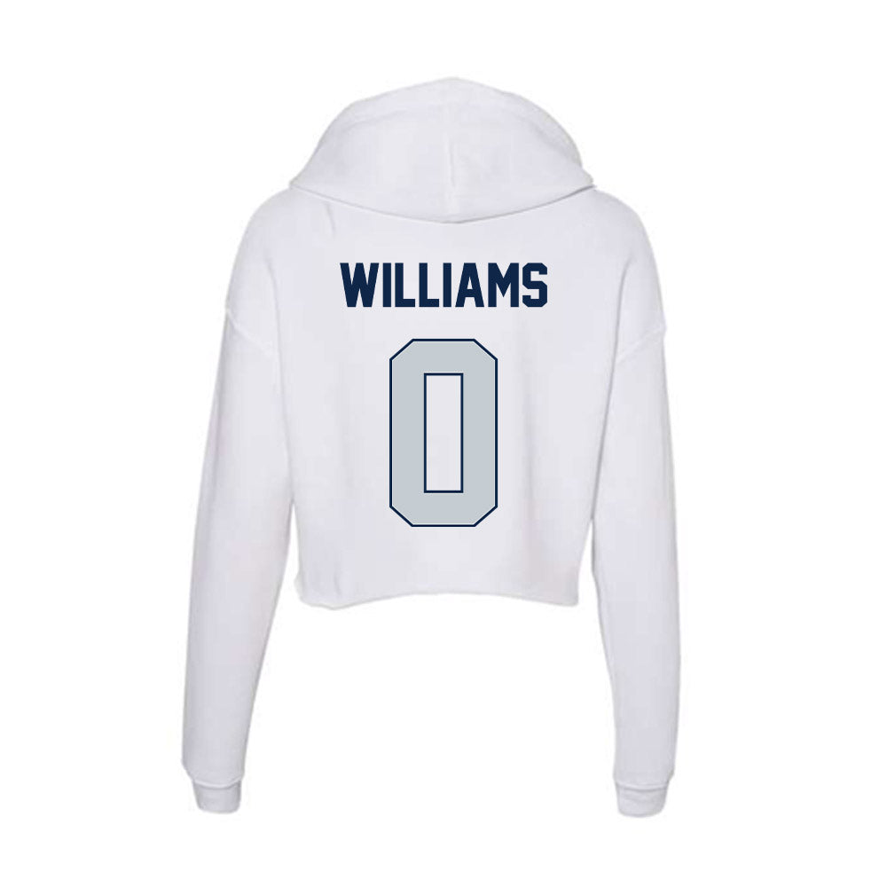 Samford - NCAA Football : Greg Williams - Women's Crop Fleece Hoodie-1
