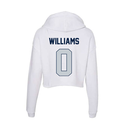 Samford - NCAA Football : Greg Williams - Women's Crop Fleece Hoodie-1