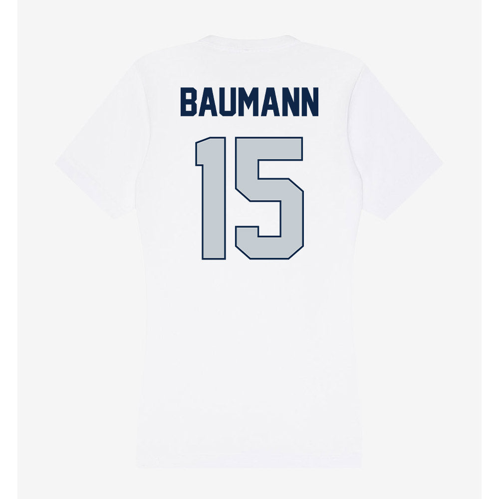 Samford - NCAA Women's Soccer : Ava Baumann - Women's V-Neck T-Shirt-1