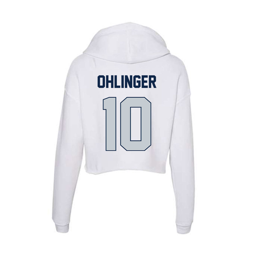 Samford - NCAA Women's Volleyball : Ali Ohlinger - Women's Crop Fleece Hoodie-1