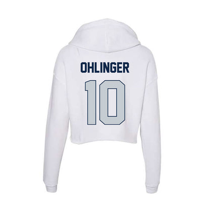 Samford - NCAA Women's Volleyball : Ali Ohlinger - Women's Crop Fleece Hoodie-1