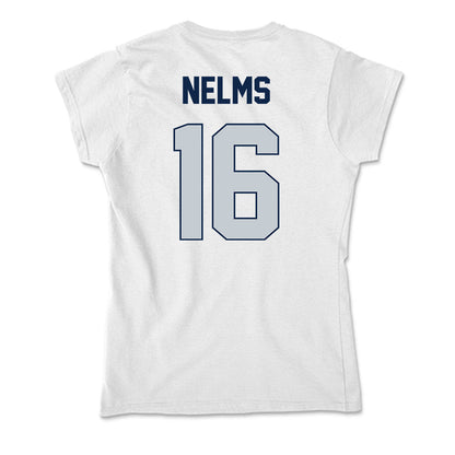 Samford - NCAA Baseball : Easton Nelms - Soft Style Women’s T-Shirt-1