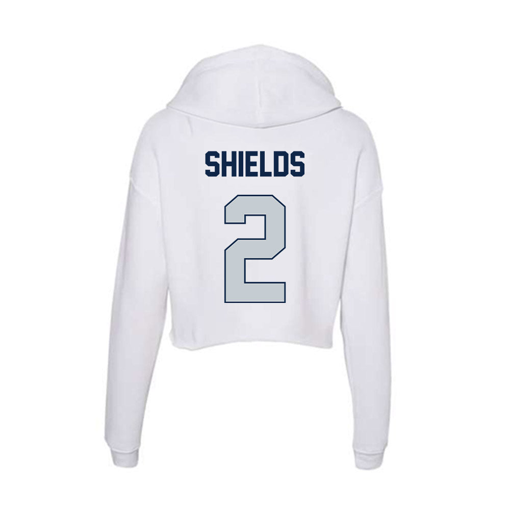 Samford - NCAA Football : Will Shields - Women's Crop Fleece Hoodie-1