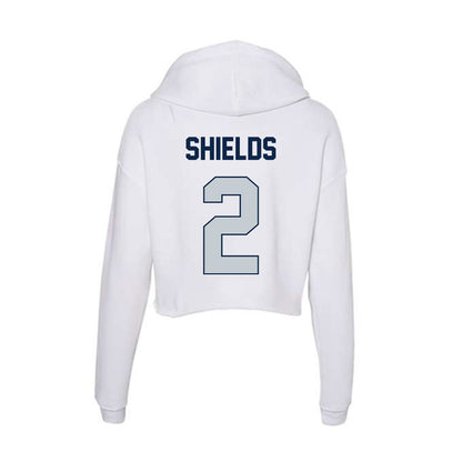 Samford - NCAA Football : Will Shields - Women's Crop Fleece Hoodie-1