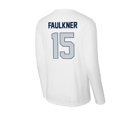 Samford - NCAA Men's Basketball : Dylan Faulkner - Activewear Long Sleeve T-Shirt-1