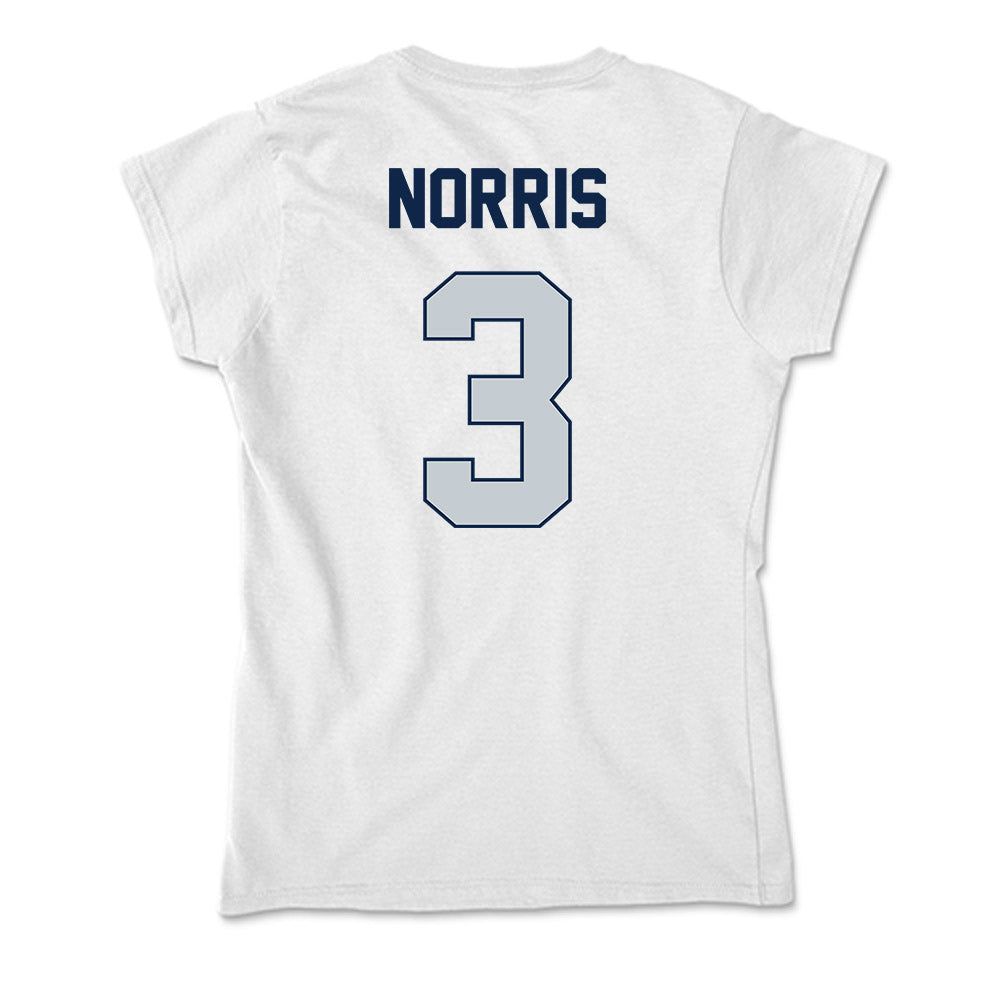 Samford - NCAA Men's Basketball : Keaton Norris - Soft Style Women’s T-Shirt-1