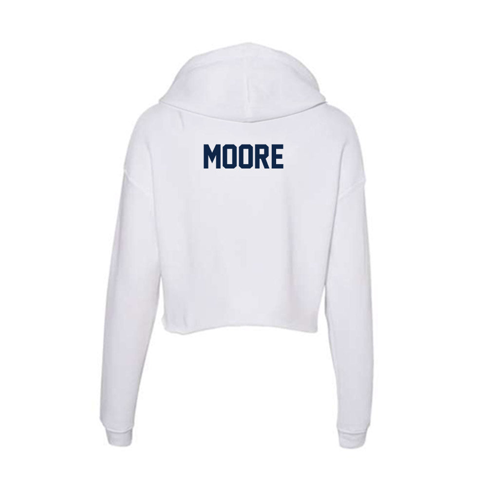 Samford - NCAA Men's Track & Field : Jaggerd Moore - Women's Crop Fleece Hoodie-1