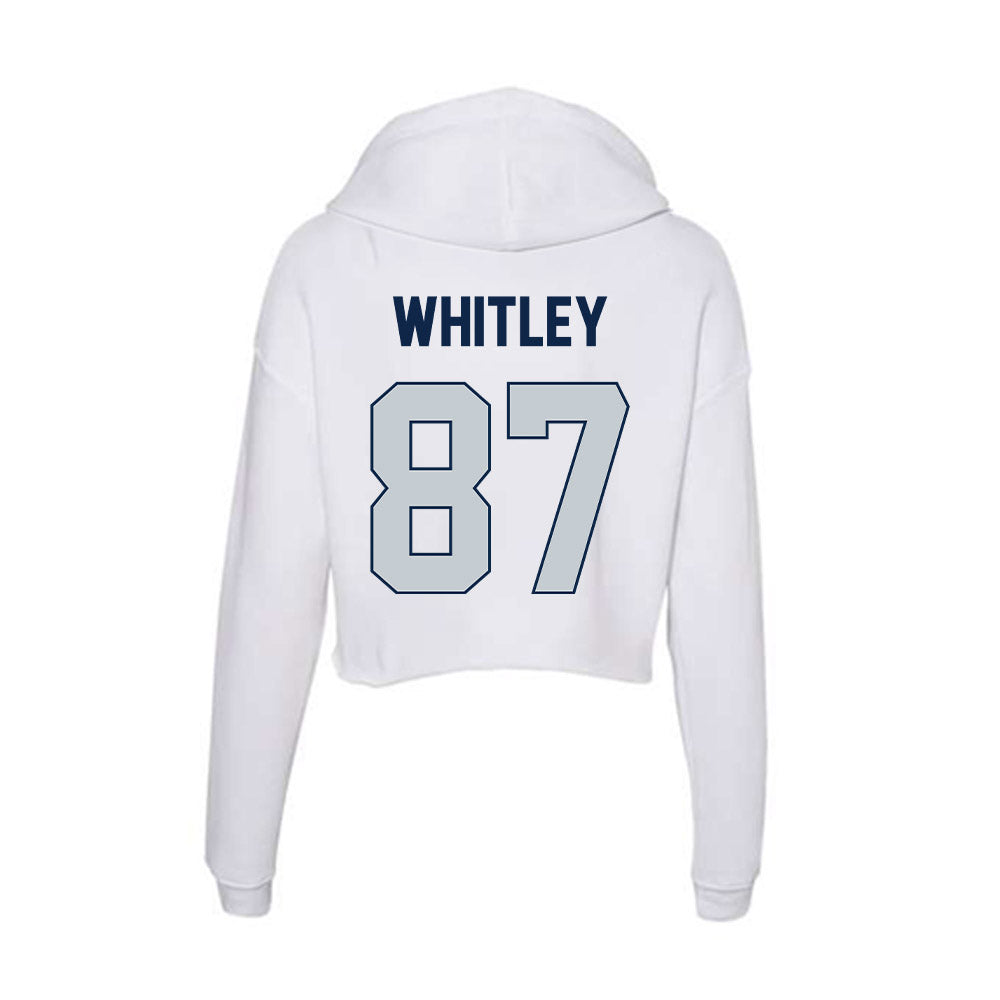 Samford - NCAA Football : Brice Whitley - Women's Crop Fleece Hoodie-1