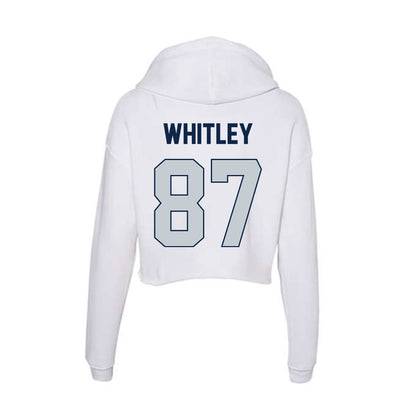 Samford - NCAA Football : Brice Whitley - Women's Crop Fleece Hoodie-1