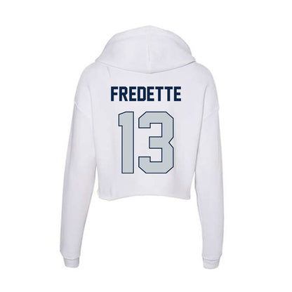 Samford - NCAA Baseball : Michael Fredette - Women's Crop Fleece Hoodie-1