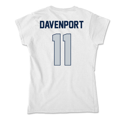 Samford - NCAA Men's Basketball : Cooper Davenport - Soft Style Women’s T-Shirt-1