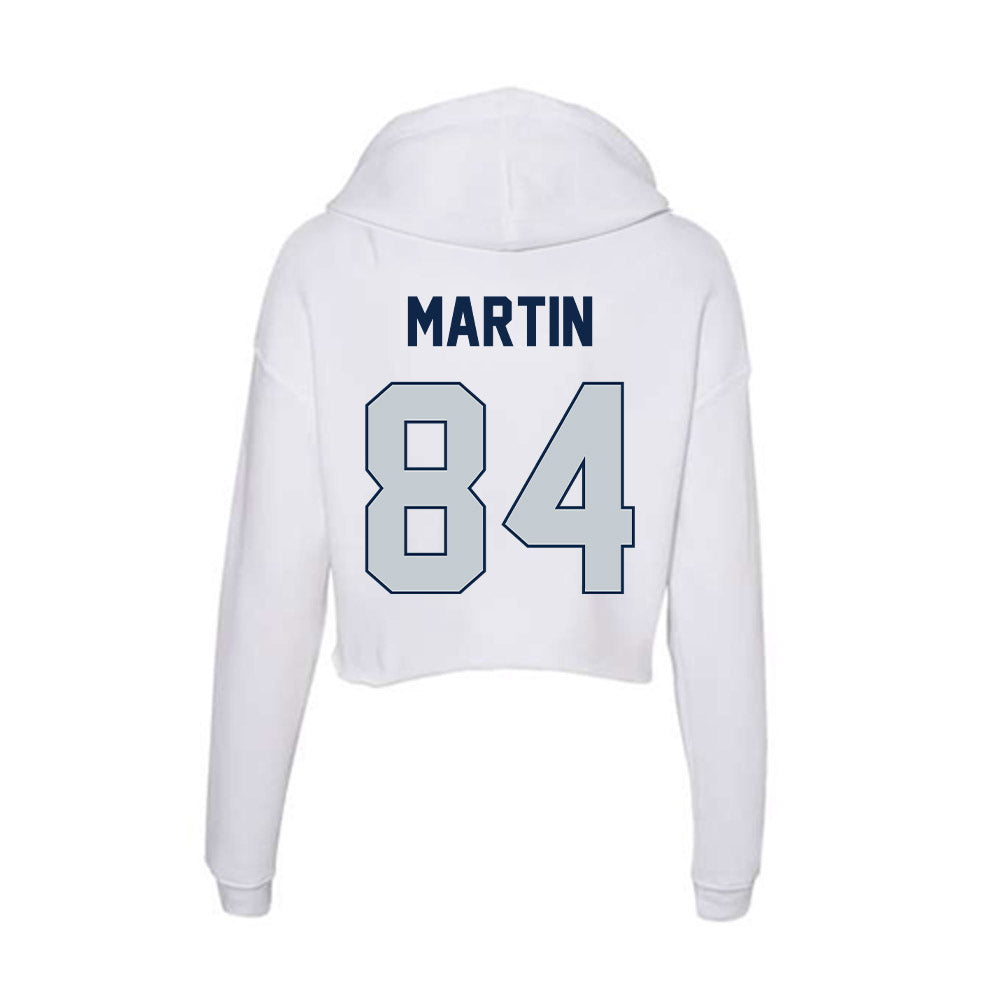 Samford - NCAA Football : Bryon Martin - Women's Crop Fleece Hooded Sweatshirt-1