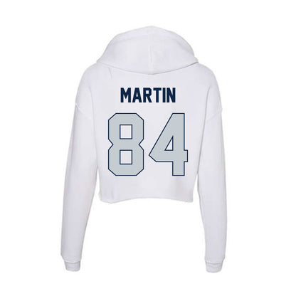 Samford - NCAA Football : Bryon Martin - Women's Crop Fleece Hooded Sweatshirt-1