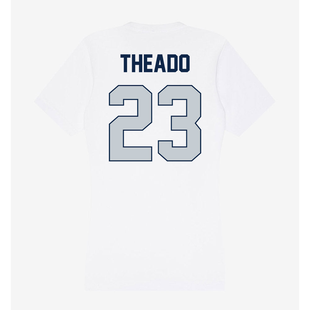 Samford - NCAA Football : David Theado - Women's V-Neck T-Shirt-1