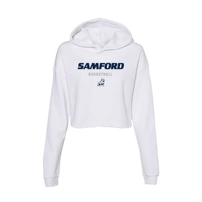 Samford - NCAA Women's Basketball : Aubrey Blankenship - Women's Crop Fleece Hoodie-0