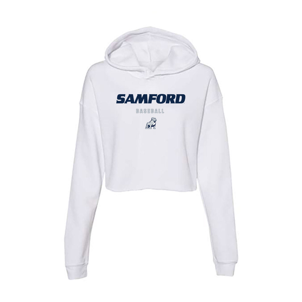 Samford - NCAA Baseball : Cade Carr - Women's Crop Fleece Hoodie-0