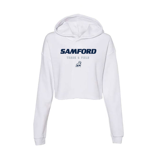 Samford - NCAA Women's Track & Field : Lizzy Pardue - Women's Crop Fleece Hoodie-0