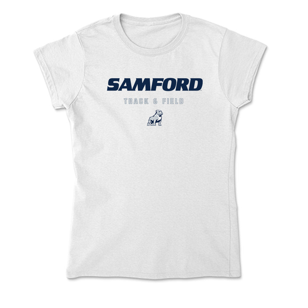 Samford - NCAA Men's Track & Field : Grant Weighall - Soft Style Women’s T-Shirt-0