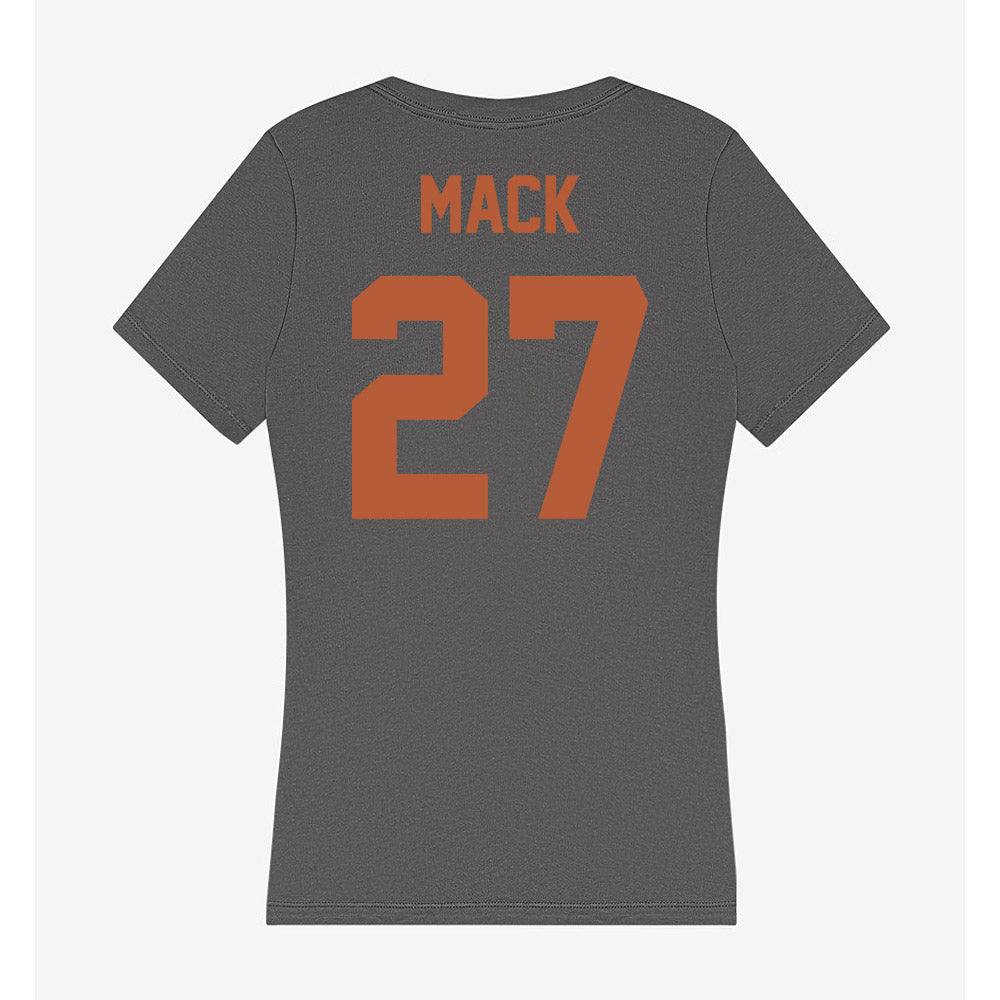 Texas - NCAA Football : Wardell Mack - Classic Shersey Women's V-Neck T-Shirt-1