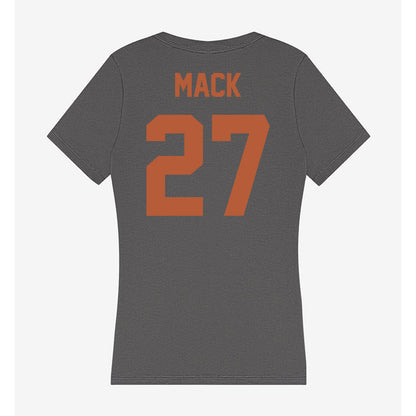 Texas - NCAA Football : Wardell Mack - Classic Shersey Women's V-Neck T-Shirt-1