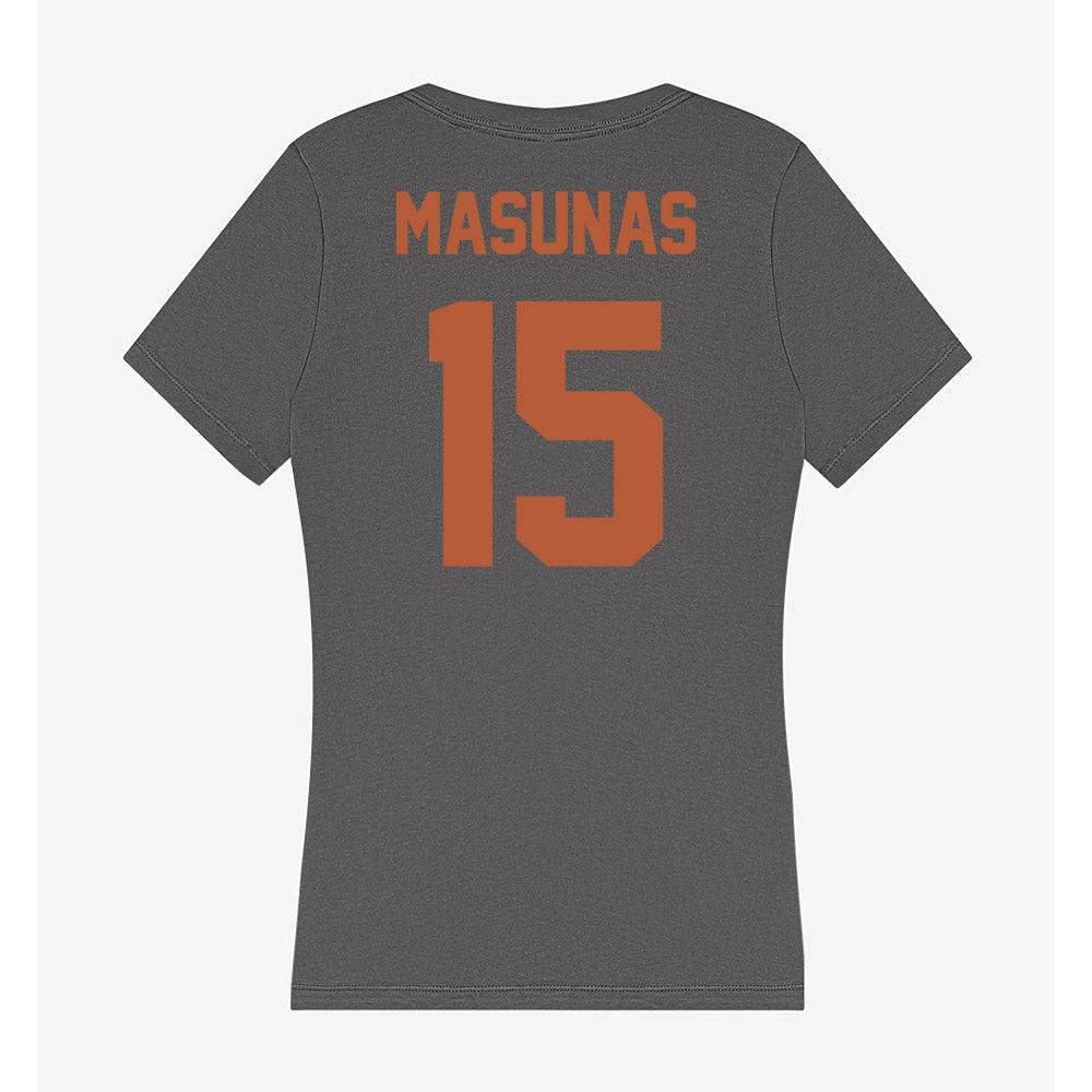 Texas - NCAA Football : Michael Masunas - Women's V-Neck T-Shirt-1