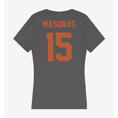 Texas - NCAA Football : Michael Masunas - Women's V-Neck T-Shirt-1